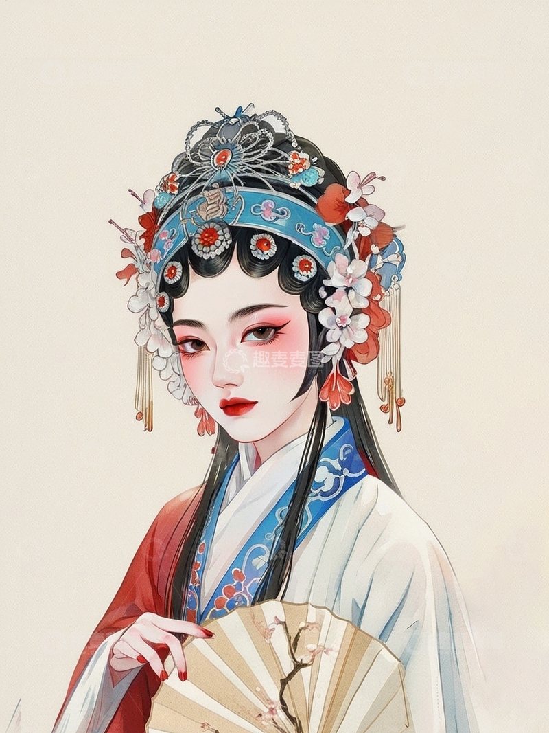 高清大图下载【趣麦麦图】京剧戏曲人物1