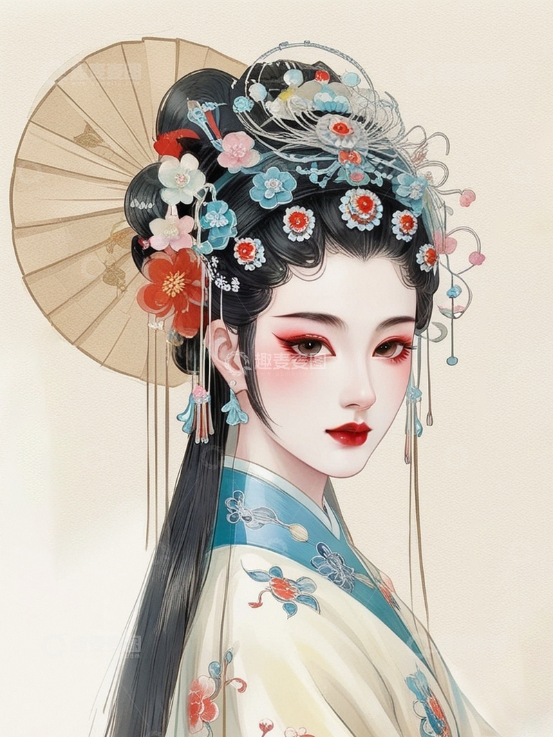 高清大图下载【趣麦麦图】京剧戏曲人物5