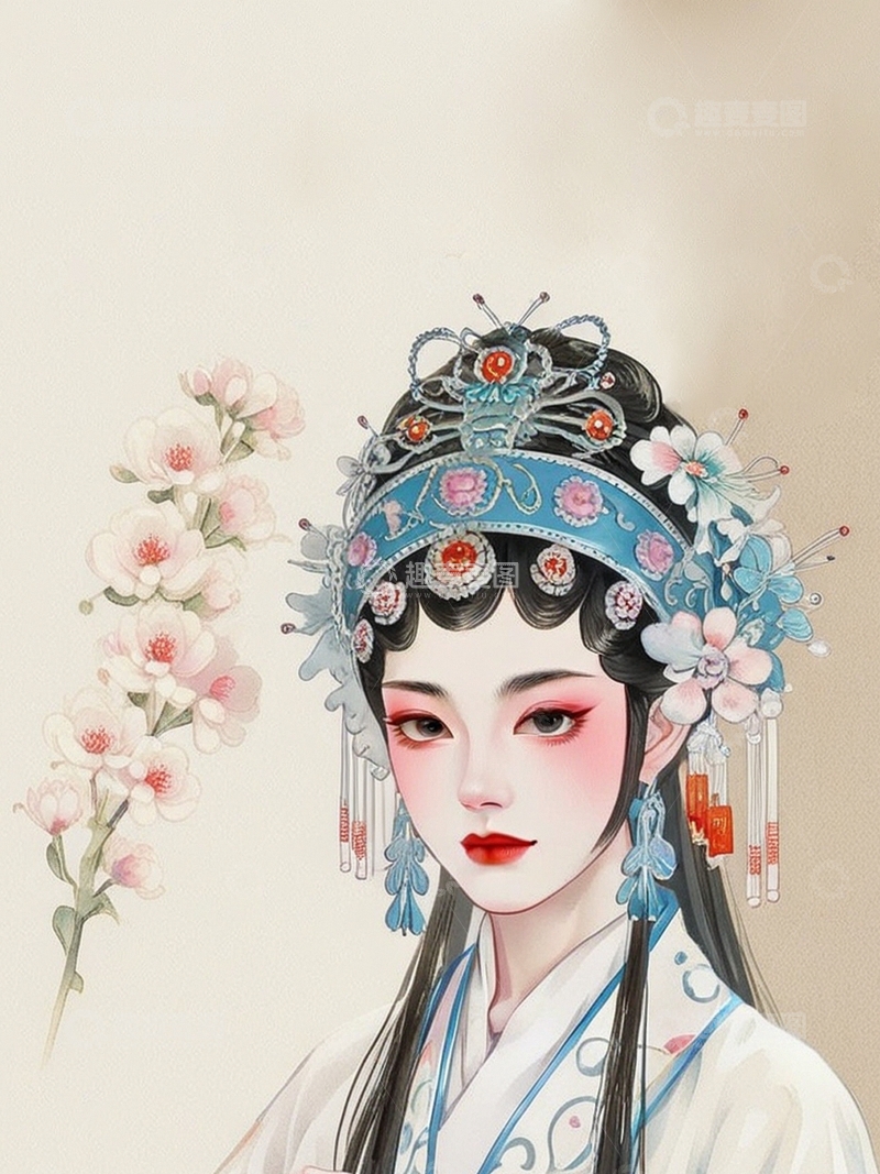 高清大图下载【趣麦麦图】京剧戏曲人物4