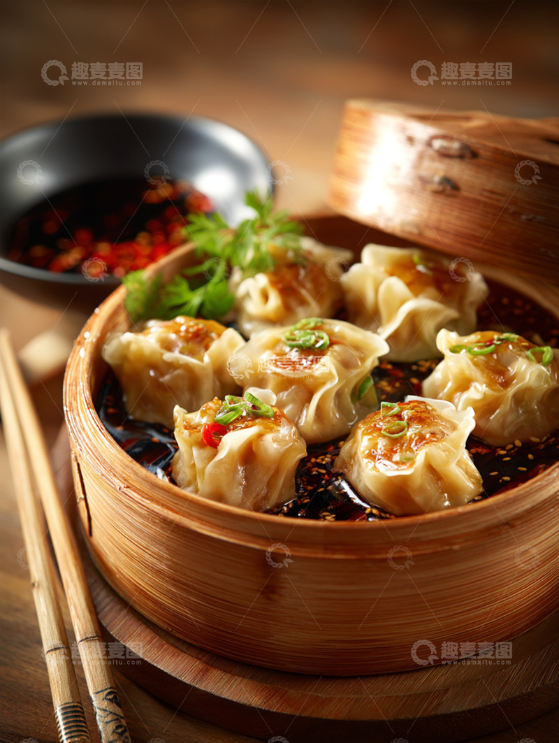 高清大图下载【趣麦麦图】美味小笼包摄影图35