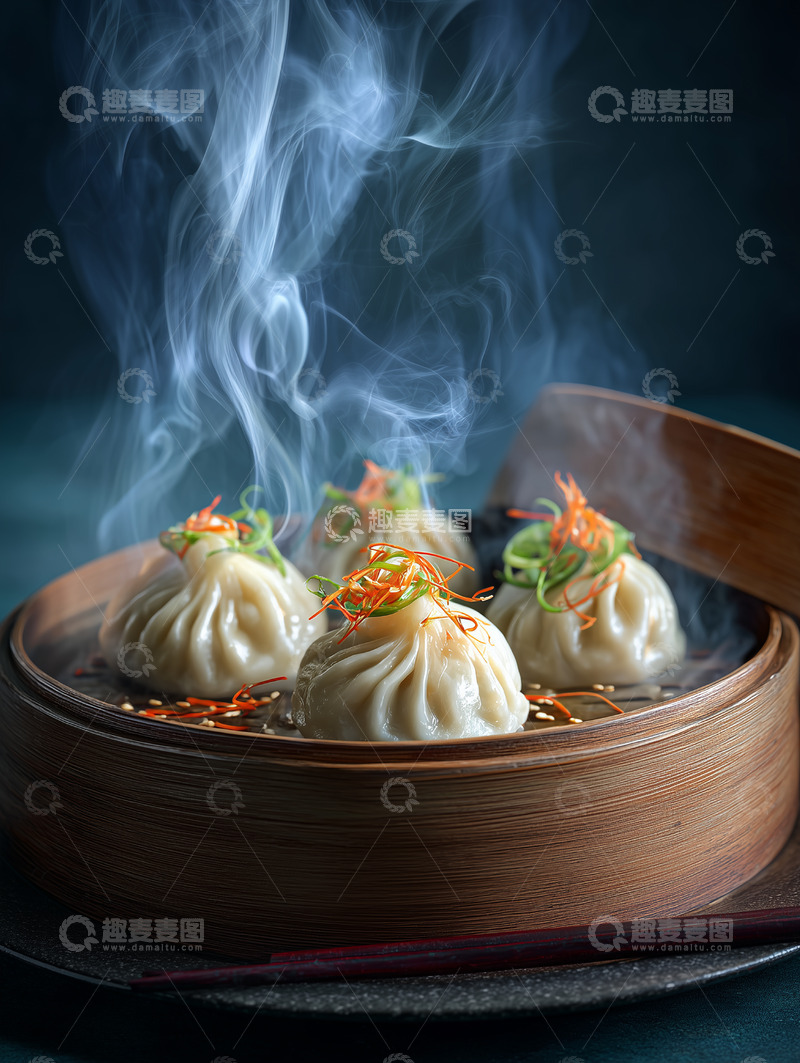 高清大图下载【趣麦麦图】美味小笼包摄影图32