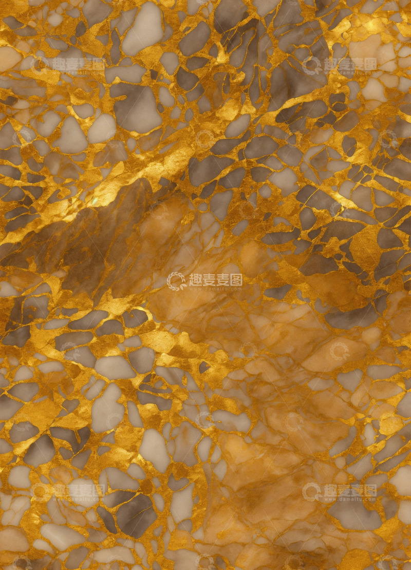 高清大图下载【趣麦麦图】金色大理石纹理AI壁纸高清图片背景素材3