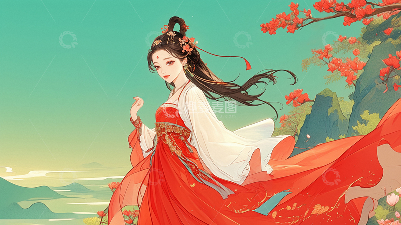 高清大图下载【趣麦麦图】中秋节嫦娥人物86