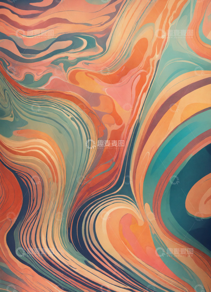 高清大图下载【趣麦麦图】粉色大理石纹理AI壁纸高清图片背景素材23