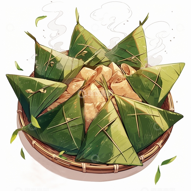 高清大图下载【趣麦麦图】端午节美食粽子11