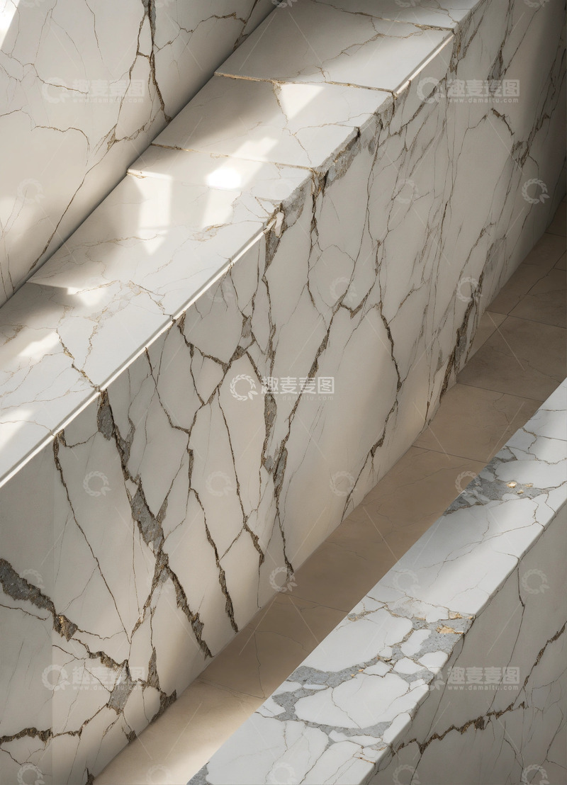 高清大图下载【趣麦麦图】灰色大理石纹理AI壁纸高清图片背景素材13