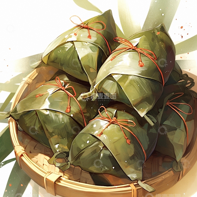 高清大图下载【趣麦麦图】端午节美食粽子9