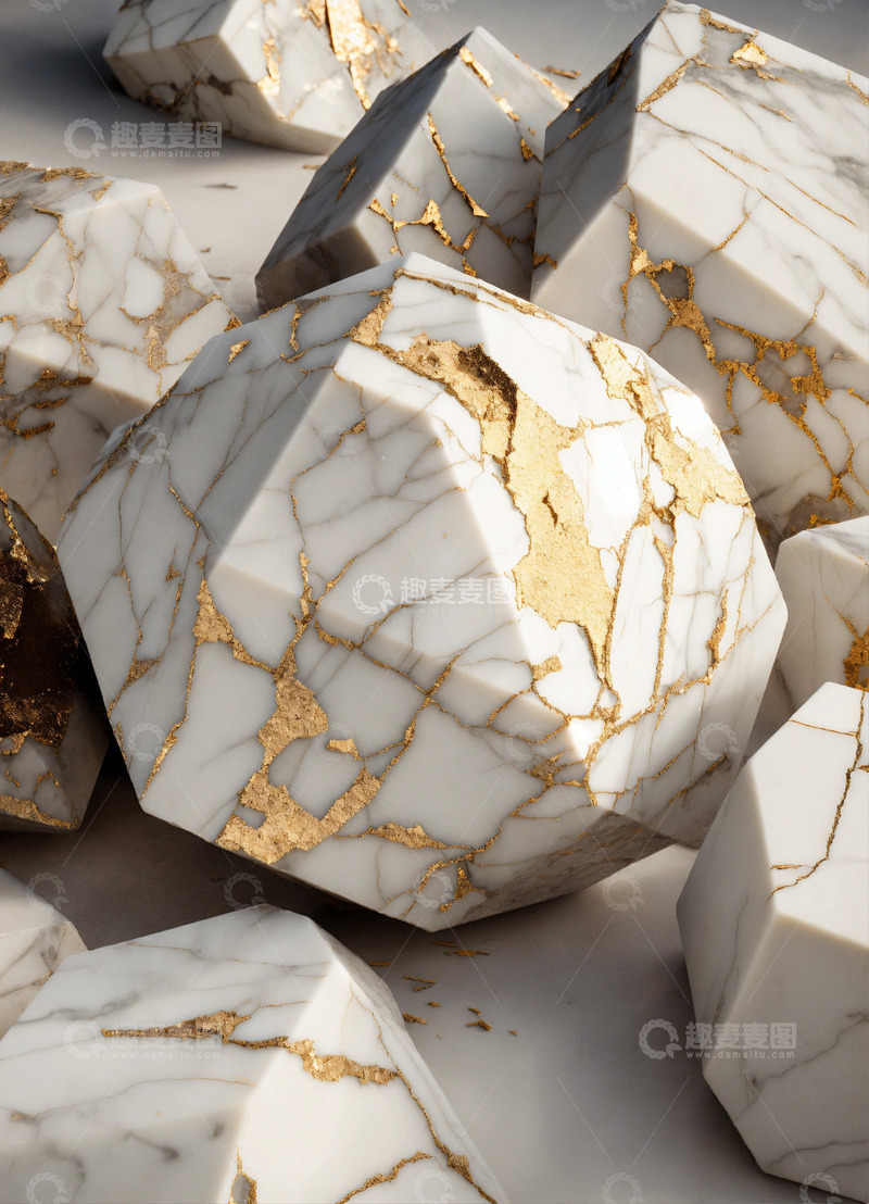 高清大图下载【趣麦麦图】灰色大理石纹理AI壁纸高清图片背景素材14