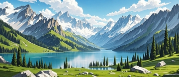 新疆自然风光背景10