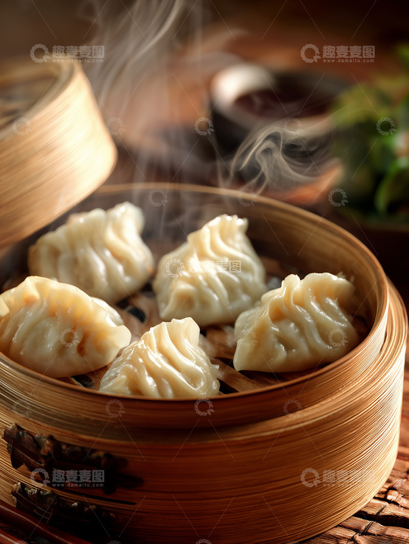 高清大图下载【趣麦麦图】美味蒸饺摄影图12