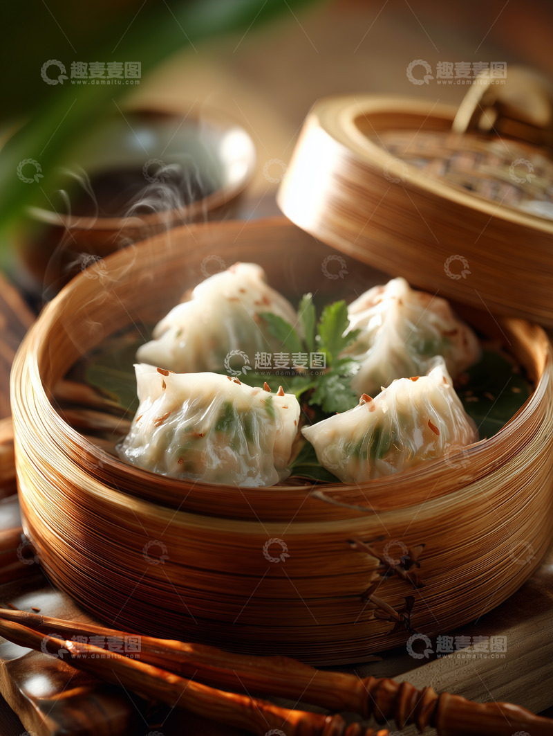 高清大图下载【趣麦麦图】美味蒸饺摄影图11