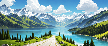 新疆自然风光背景11