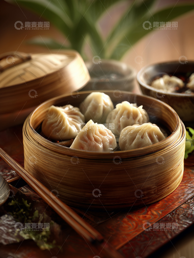 高清大图下载【趣麦麦图】美味蒸饺摄影图10