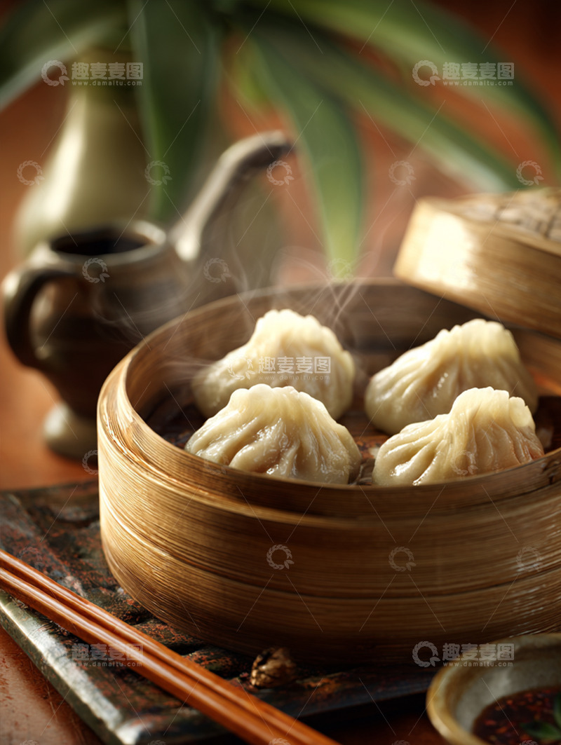 高清大图下载【趣麦麦图】美味蒸饺摄影图13