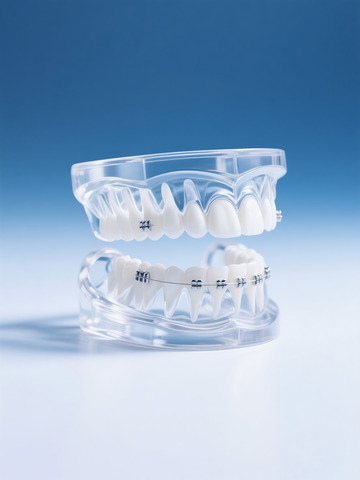 牙科广告假牙种牙牙齿矫正