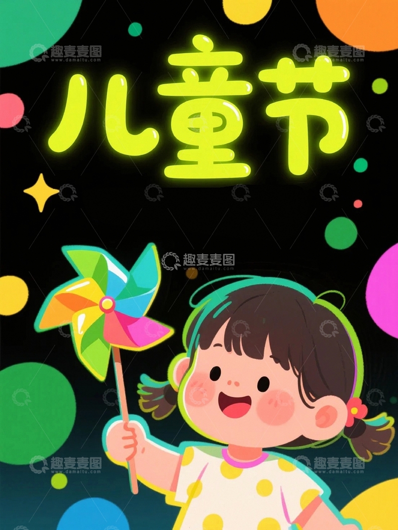 高清大图下载【趣麦麦图】六一儿童节海报231