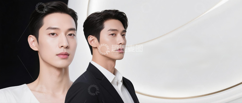 高清大图下载【趣麦麦图】医美美容整形广告人物1