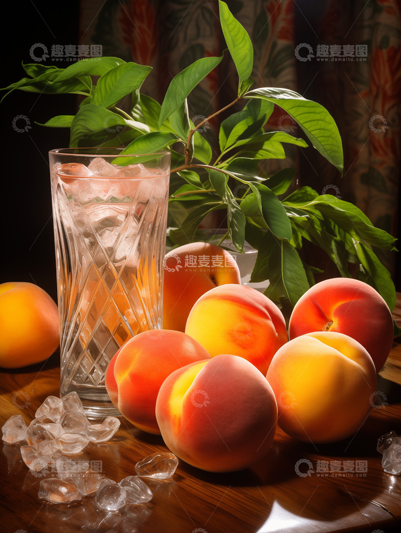 高清大图下载【趣麦麦图】水蜜桃摄影图3