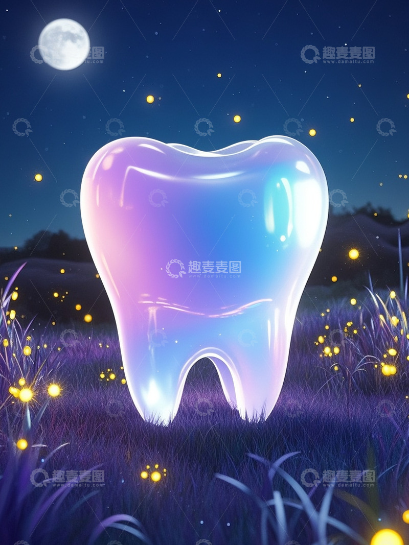 高清大图下载【趣麦麦图】牙科广告假牙种牙牙齿矫正闪亮大牙齿