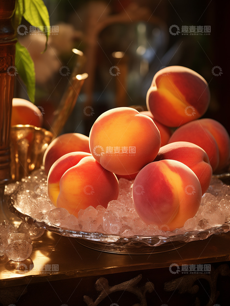 高清大图下载【趣麦麦图】水蜜桃摄影图4