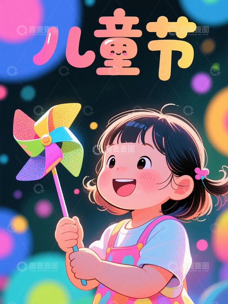 高清大图下载【趣麦麦图】六一儿童节海报230