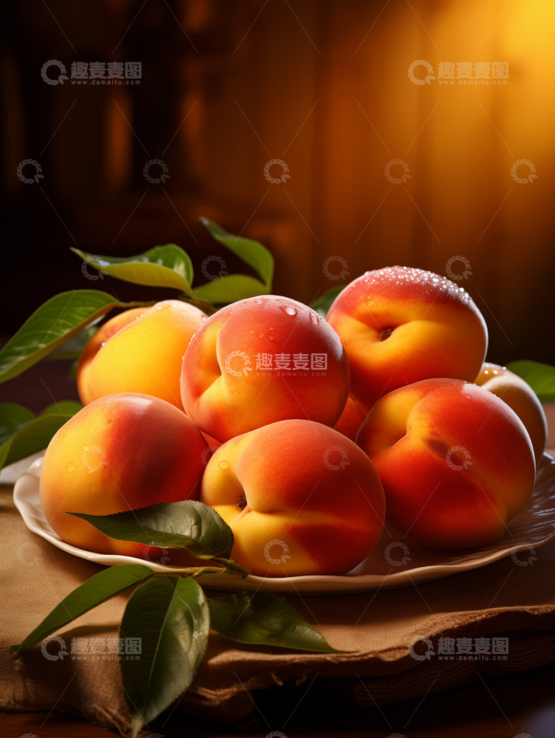 高清大图下载【趣麦麦图】水蜜桃摄影图9