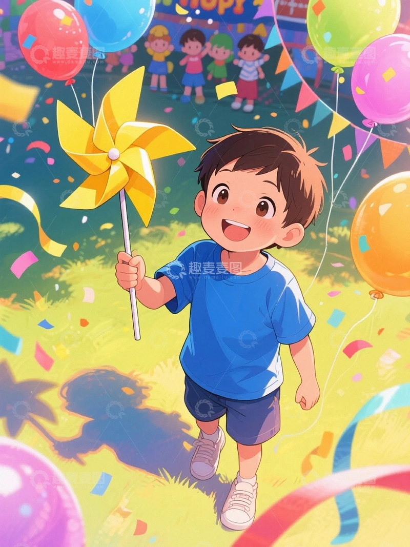 高清大图下载【趣麦麦图】61儿童节海报20