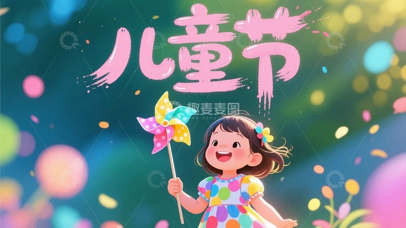 高清大图下载【趣麦麦图】六一儿童节海报251