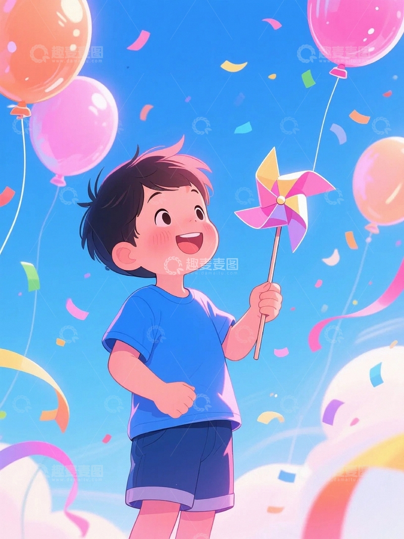 高清大图下载【趣麦麦图】61儿童节海报34