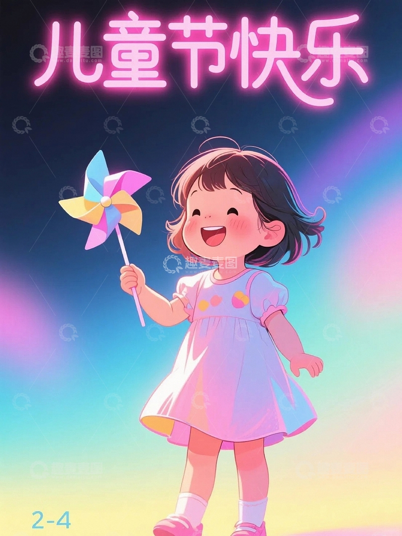 高清大图下载【趣麦麦图】六一儿童节海报238