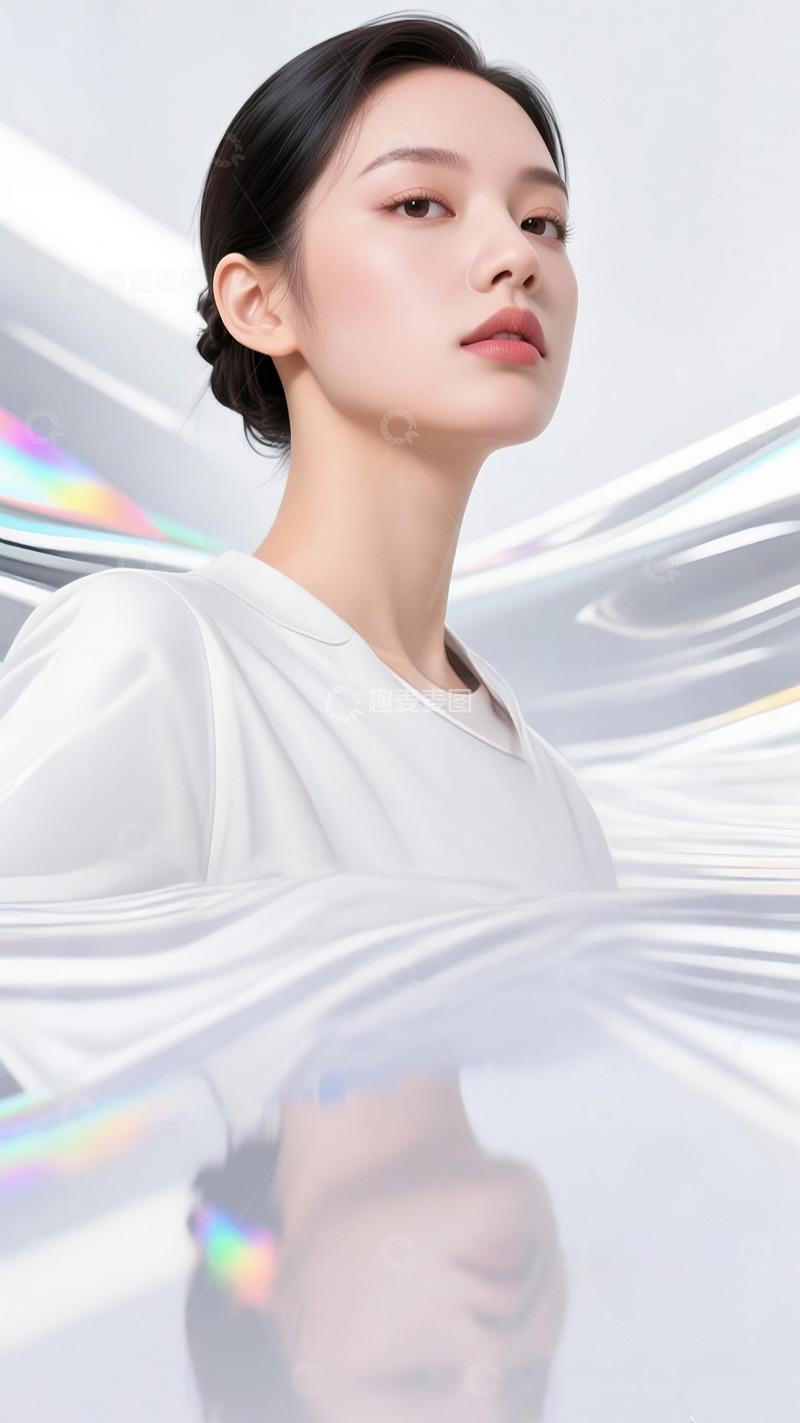 高清大图下载【趣麦麦图】医美美容整形广告人物美女4