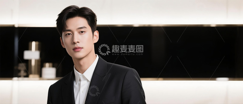高清大图下载【趣麦麦图】医美美容整形广告人物帅哥10