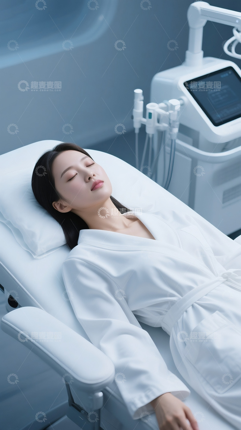 高清大图下载【趣麦麦图】医美美容整形广告人物美女2