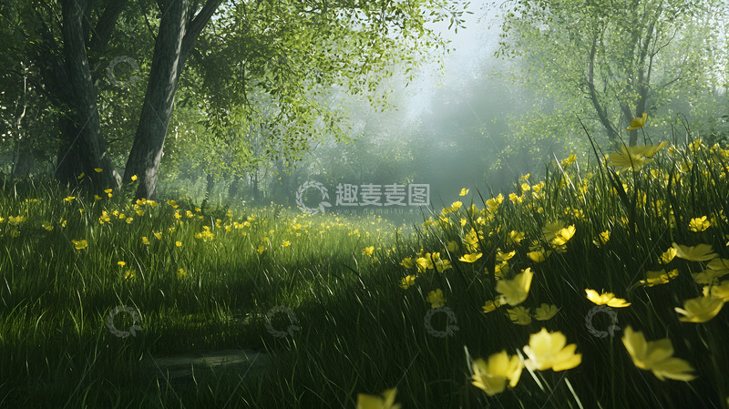 高清大图下载【趣麦麦图】春夏青青花草4