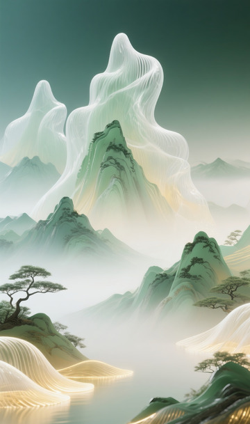 新中式山水2