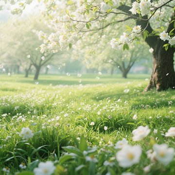 春暖花开春天到了