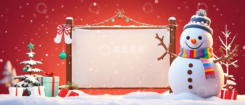 圣诞节圣诞雪人4