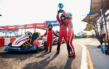 卡丁车比赛赛场竞赛AI插画海报背景高清图9