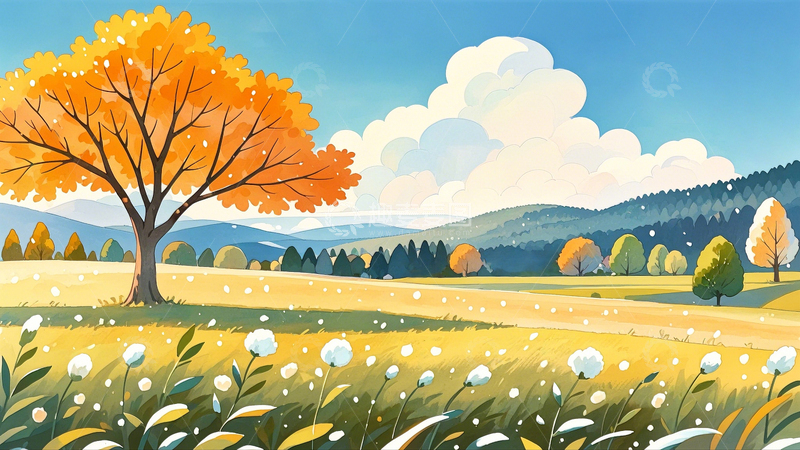 高清大图下载【趣麦麦图】秋天风景背景26