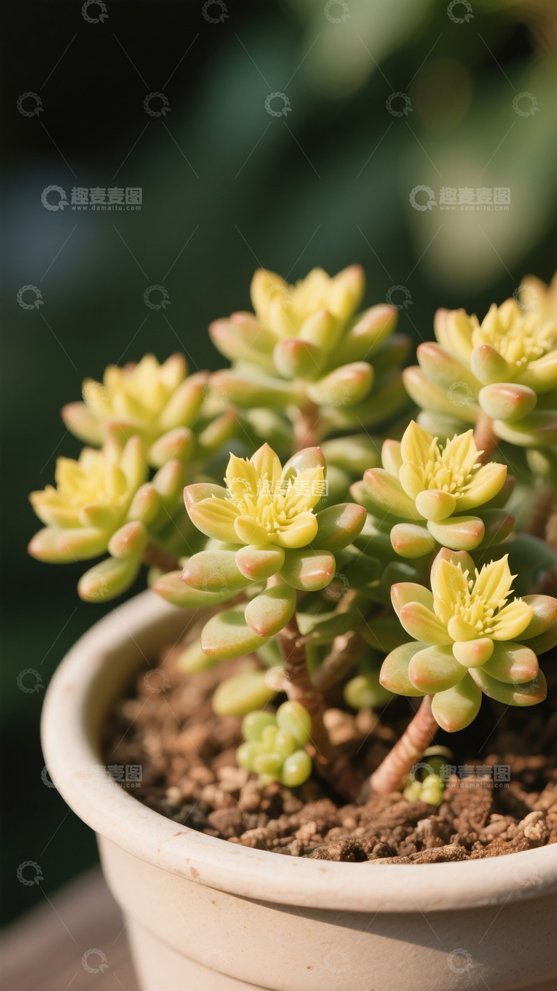 高清大图下载【趣麦麦图】植物高清写真多肉盆栽9