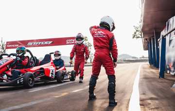 卡丁车比赛赛场竞赛AI插画海报背景高清图7