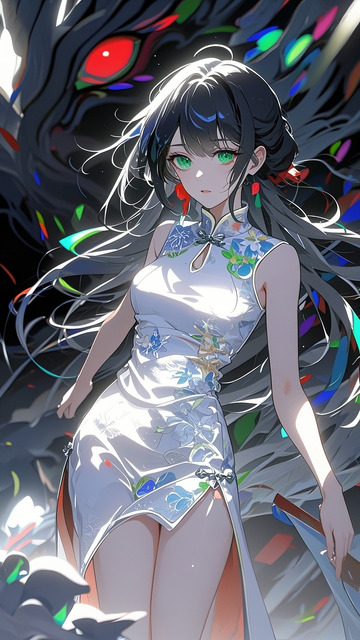 潮流插画人物高冷阴郁2