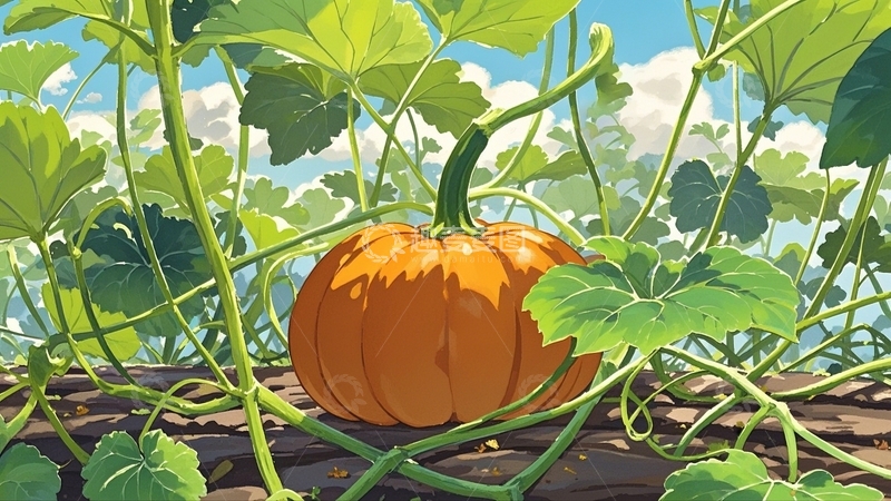 高清大图下载【趣麦麦图】有机蔬菜南瓜