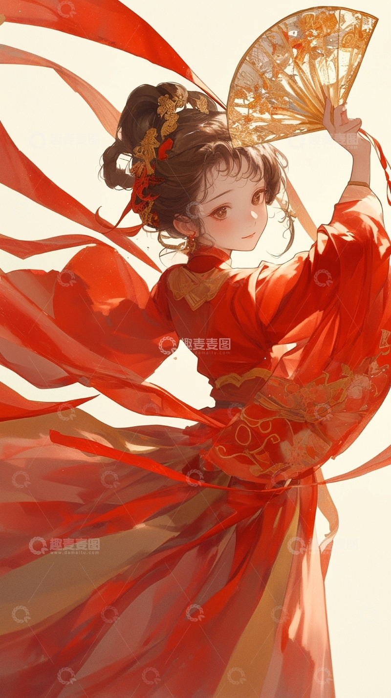 高清大图下载【趣麦麦图】中国风水美女人物20