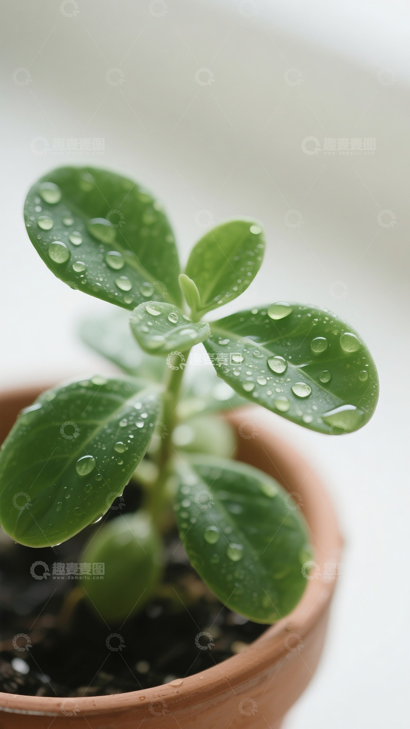 高清大图下载【趣麦麦图】治愈小清新植物盆栽