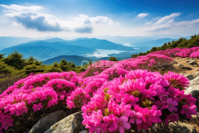 高清大图下载【趣麦麦图】漫山遍野盛开的鲜花