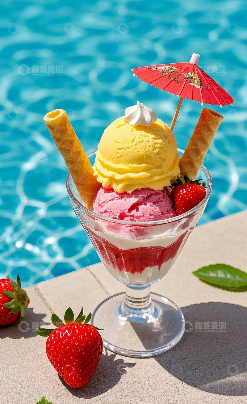高清大图下载【趣麦麦图】冰淇淋3