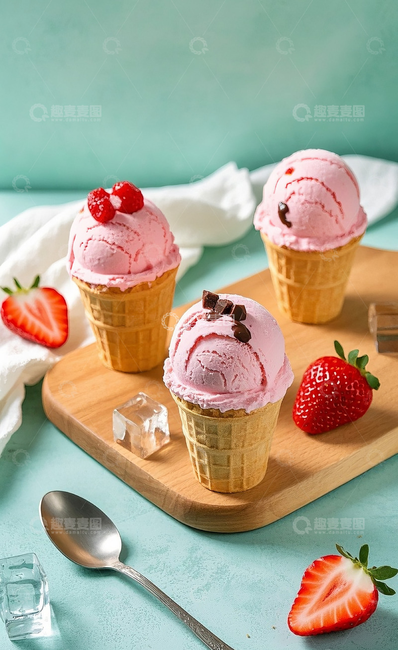 高清大图下载【趣麦麦图】冰淇淋7