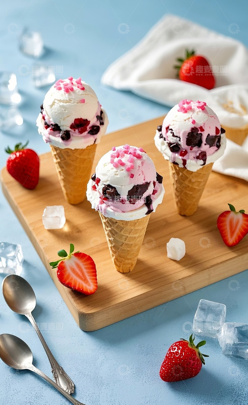 高清大图下载【趣麦麦图】冰淇淋10