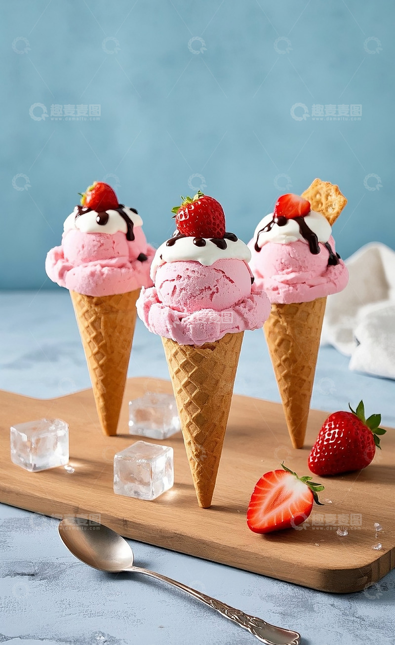 高清大图下载【趣麦麦图】冰淇淋17